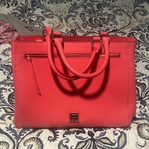 Dooney & Bourke Vibrant Coral Satchel